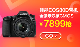 佳能单反相机EOS80D