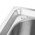 欧琳（OULIN）水槽+龙头套餐 304不锈钢洗菜盆洗碗池 厨房水池双槽JBS2T-OLWG82450（CFX001）第3张高清大图
