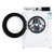 博世 （BOSCH） 10公斤 洗烘一体滚筒洗衣机 BLDC变频电机 大容量 自动除渍XQG100-WJUM45000W白第6张高清大图