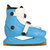 梦斯诺基础冰刀鞋42码蓝 易于站立 矫正姿势 穿脱方便 保暖舒适第2张高清大图