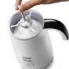 德龙（Delonghi）咖啡机 全自动操控 30S起泡奶泡机 冷热两用 牛奶加热 EMF2白