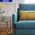强力家具 沙发 现代简约中小户型客厅转角布艺沙发 可拆洗绒布北欧懒人沙发第3张高清大图