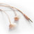 歆一 XY-001 入耳式耳机 粉色 干扰小 低失真 3.5mm接口 高清音质第2张高清大图