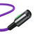 倍思 锌磁数据线 USB For Type-C 3A 1m  紫色第2张高清大图