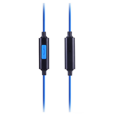 爱易思丽音系列3.5接口全能耳机EM12(蓝)