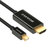 山泽 30MDP 3米 MiniDP转HDMI高清转换线 (计价单位：根) 黑色第4张高清大图