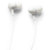 歆一 XY-001 入耳式耳机 白色 干扰小 低失真 3.5mm接口 高清音质第4张高清大图