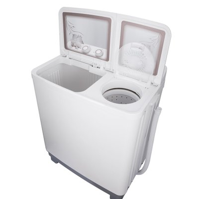 荣事达(Royalstar)XPB100-966GKR 10KG 双缸洗衣机 大容量 强劲洗涤水流 洗脱分离 高品质电机 新型蝶型波轮