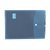 优拉(YOULA) 5503 A4 18C 竖式 公文袋 (计价单位：个) 透明蓝（对公）第2张高清大图