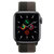 Apple Watch SE 智能手表 GPS+蜂窝款 40毫米米金色铝金属表壳 风暴黑配灰色回环式运动表带MKR33CH/A第2张高清大图