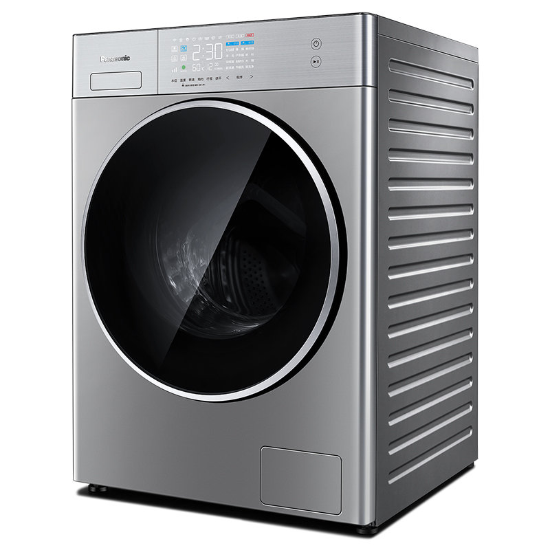 松下panasonic10kg滚筒洗衣机nanoex黑科技光动银除菌洗烘一体xqg100