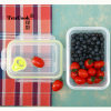 甜厨TenCook 一体式长方形抽气保鲜盒饭盒 便当盒 1200ml (TCVSB01021)