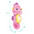 费雪新生儿系列玩具声光安抚海马DGH83粉第4张高清大图