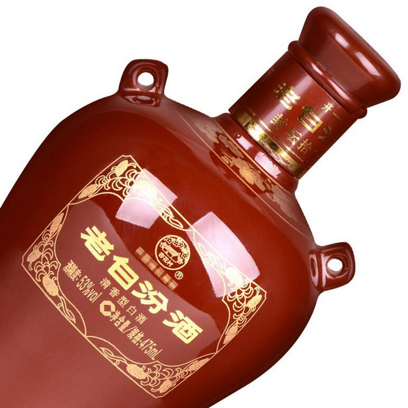 汾酒老白汾封坛15型53度白酒475ml 清香型高度白酒