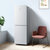 小米（MI） 186L 双门冰箱 宿舍家用小型精致简约欧式设计冰箱 BCD-186WMD铂银第5张高清大图