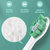韩国现代（HYUNDAI）声波电动牙刷防水智能持久续航H1白色（6个刷头）第5张高清大图