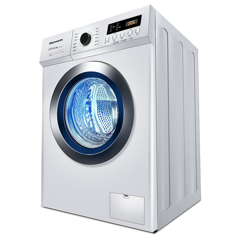 创维(skyworth)xqg80-b09m 8公斤大容量滚筒洗衣机白
