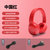 麦博 Microlab Q50 头戴式蓝牙耳机 立体声 音乐耳机 重低音耳机 手机无线耳麦 支持插卡 红色第3张高清大图