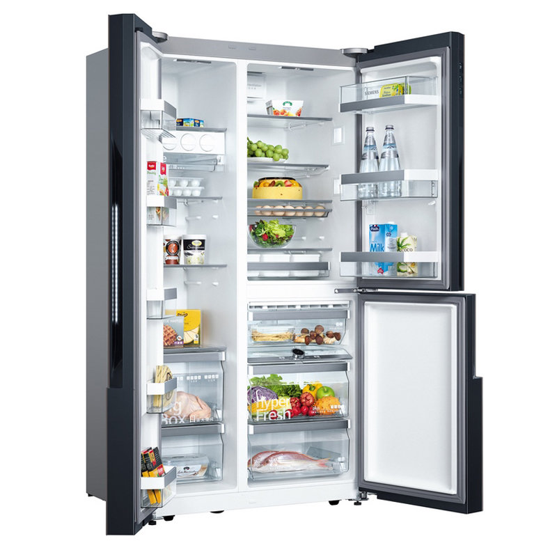 569升混冷无霜 制冷三循环 三门对开门冰箱(金棕色)