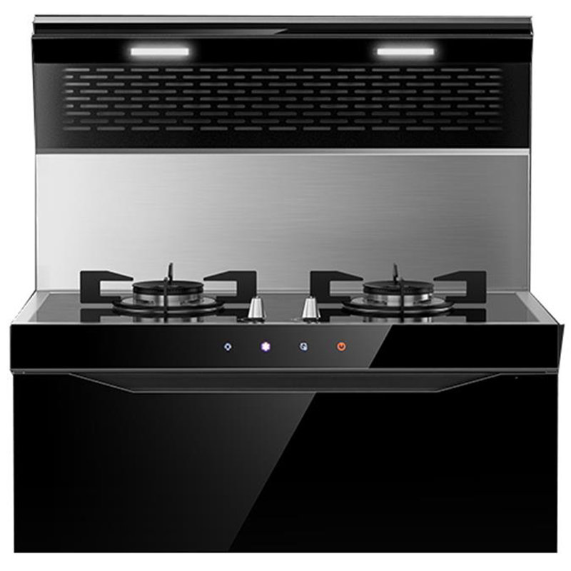 火星人集成灶50l消毒柜消毒烘干二合一二星级臭氧消毒42kw大火力f50bx