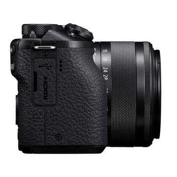 佳能（Canon）EOS M6 Mark II（15-45镜头）黑色微单套机（3250万像素 触控翻转LCD）Vlog视频拍摄