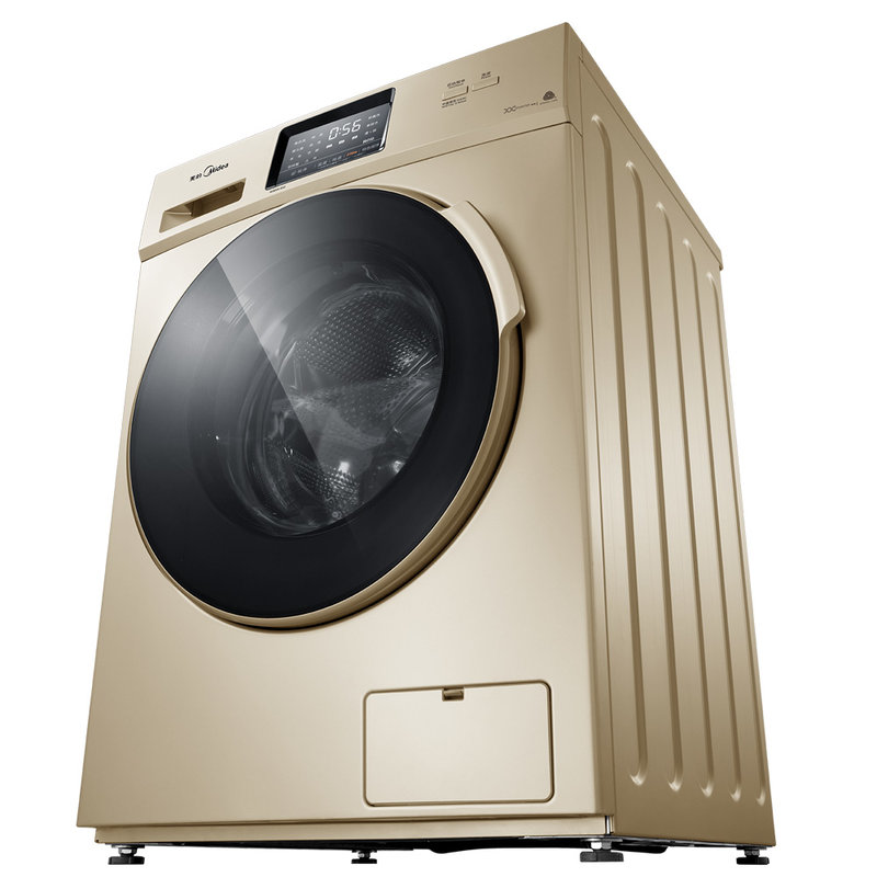 美的(midea)mg80vn13dg5 8公斤 滚筒洗衣机 摩卡金