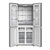 国美冰箱BCD-GM455WXY 风冷无霜 十字对开 2级能效 炫空灰第7张高清大图