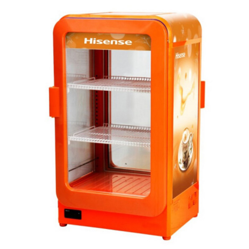 海信hisense饮料加热展示柜早餐店便利店商用60l热饮柜家用保温加热柜