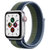 Apple Watch SE 智能手表 GPS+蜂窝款 40毫米银色铝金属表壳 深邃蓝配苔绿色回环式运动表带MKQW3CH/A第3张高清大图