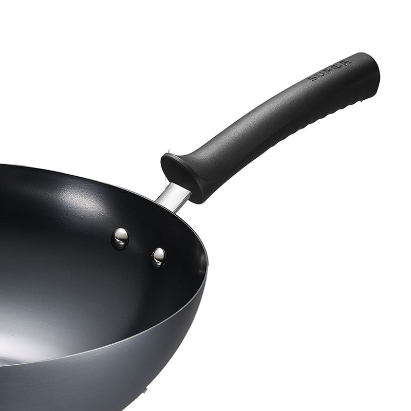 苏泊尔suporfc34z934cm炒锅铸铁无涂层不锈