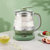 韩国现代（HYUNDAI）养生壶1.5升大容量可预约多功能烧水壶煮茶器玻璃烧水壶QC-YS1566绿第3张高清大图