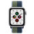 Apple Watch SE 智能手表 GPS+蜂窝款 40毫米银色铝金属表壳 深邃蓝配苔绿色回环式运动表带MKQW3CH/A第4张高清大图