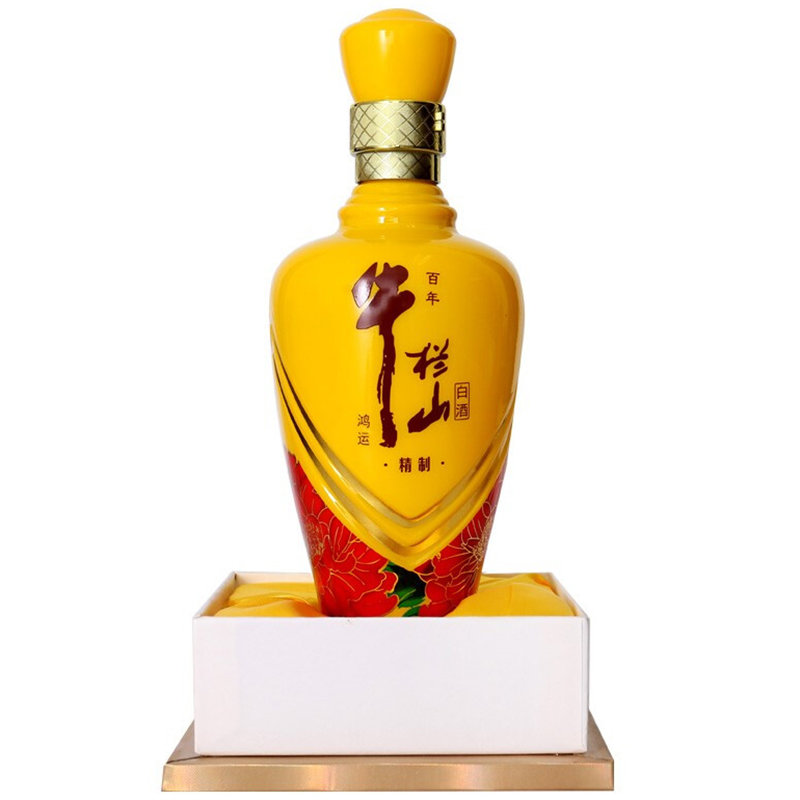 国美自营牛栏山45度鸿运精制浓香型白酒500ml16