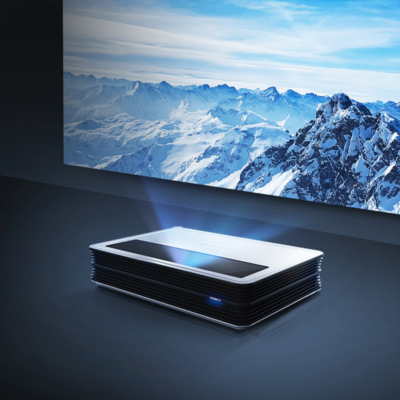 中科极光100英寸4k超高清超短焦三色激光电视安卓智能语音无线投屏高