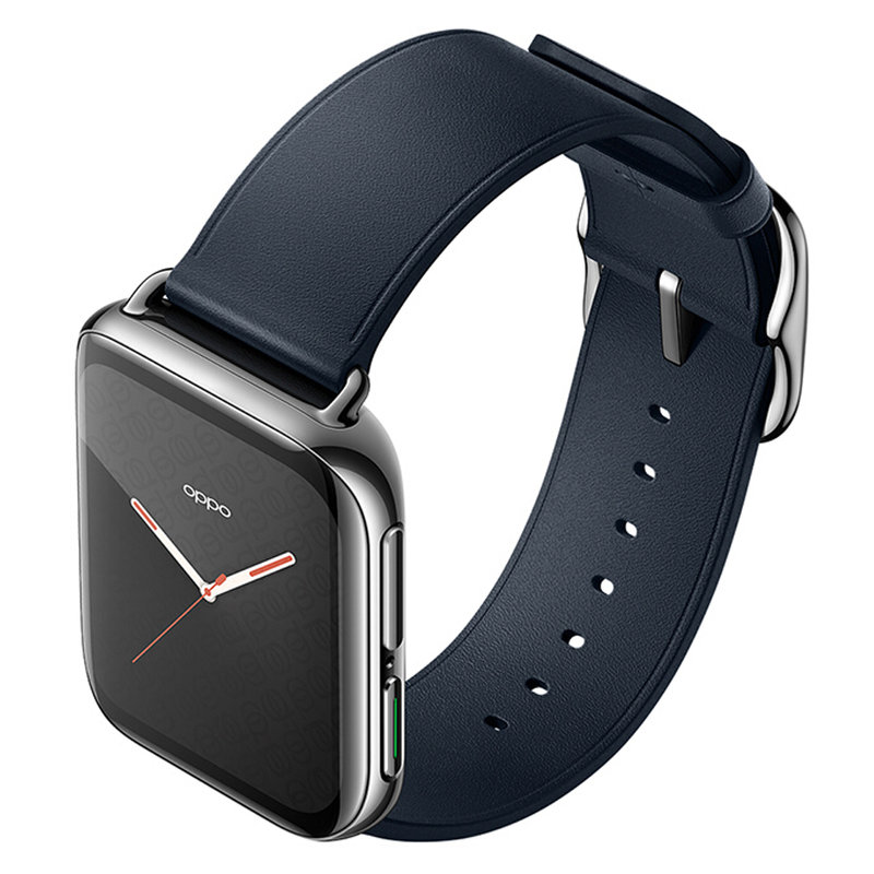 oppo watch 智能手表 46mm 精钢版 皓银 esim独立通信 双曲面柔性屏