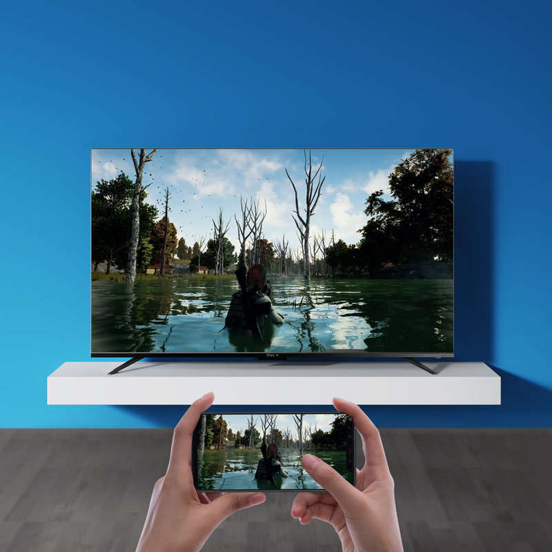 云米电视机55英寸f5g互动智慧全面屏4k高清语音声控平板电视wifi6