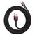 倍思（BASEUS）苹果数据线 手机充电器线USB电源线支持iphoneX/8/5/6s/7Plus/ipad 红色壳+黑色线1m2.4A第4张高清大图