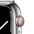 Apple Watch Series 7 智能手表 GPS款+蜂窝款 45毫米银色不锈钢表壳 银色米兰尼斯表带MKJW3CH/A第2张高清大图