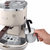 德龙（Delonghi）咖啡机 半自动咖啡机 意式浓缩 家用 复古泵压式不锈钢锅炉 ECO310奶白第2张高清大图