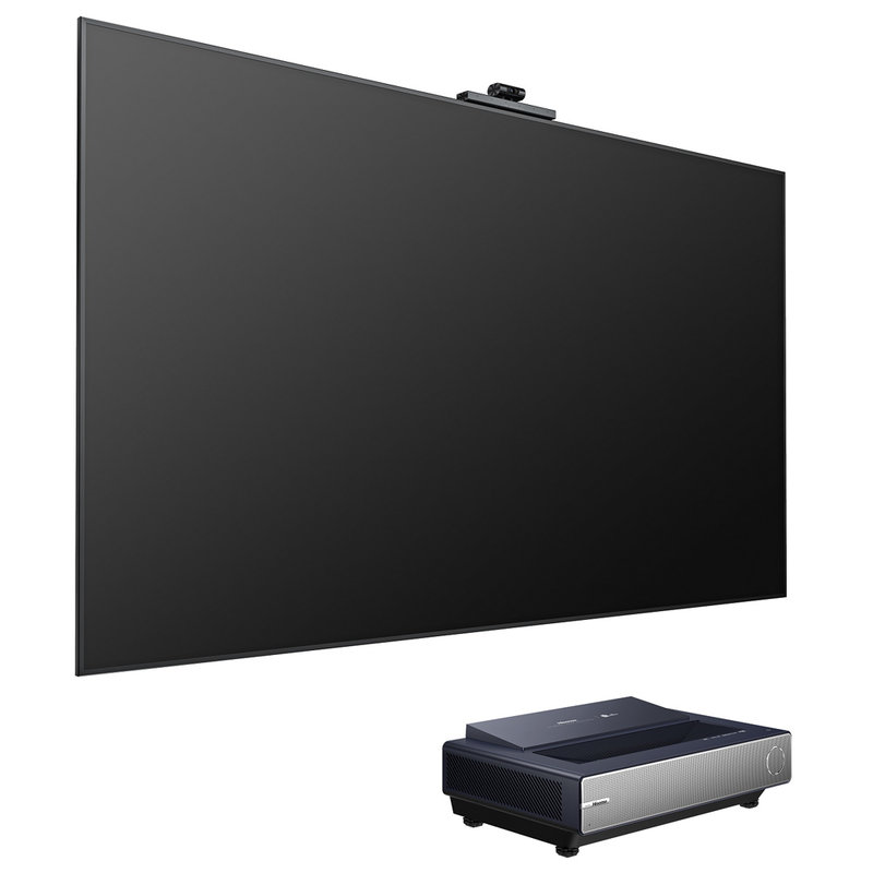 海信激光电视80l9f普鲁士蓝