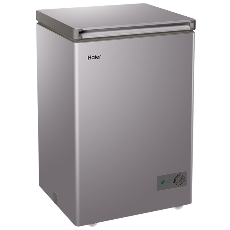 海尔haier100升冰柜家用小型冷冻柜卧式速冻冷柜一级能效冷柜bcbd100