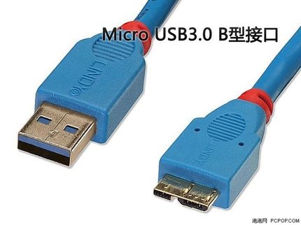 usb3.0micro-usb接口(图片引自泡泡网)