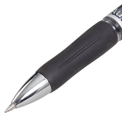 齐心K35-X舒写按动中性笔子弹头0.5mm黑12套起售