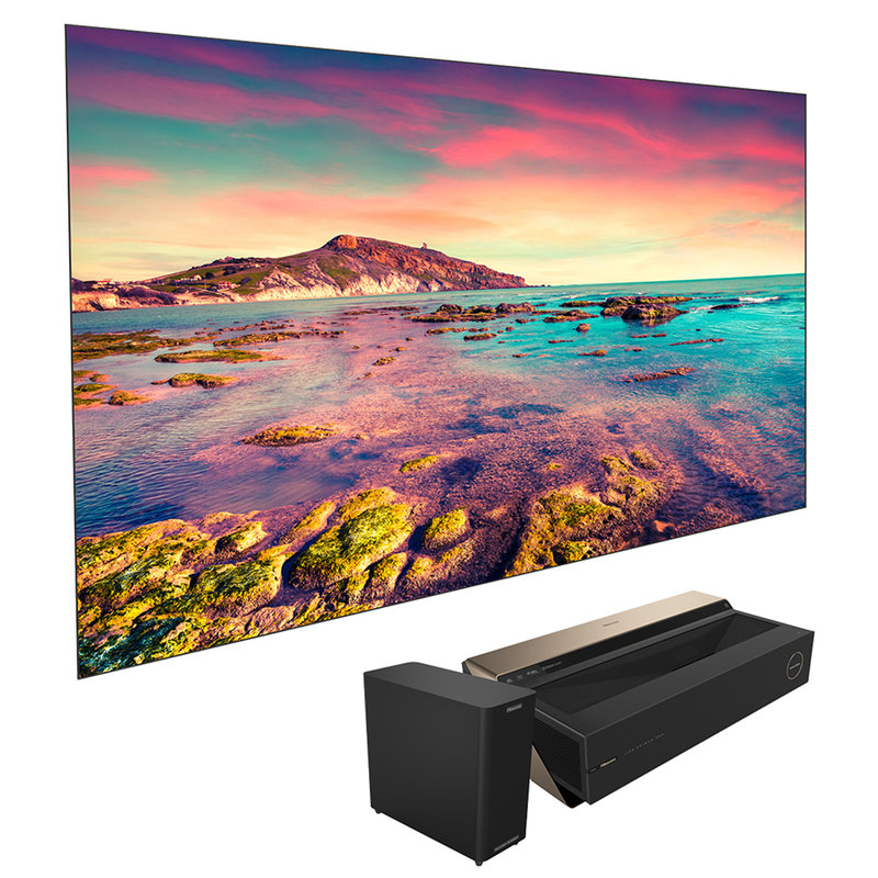 海信(hisense)100l7 100英寸 4k 智能 黑 激光电视