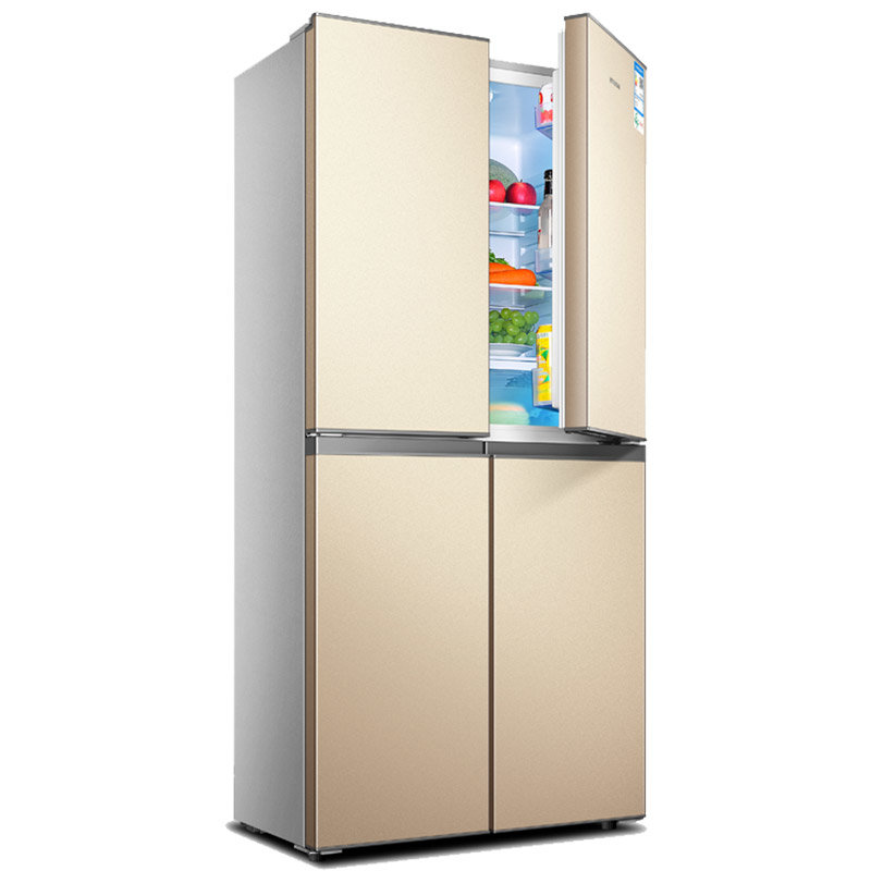 韩国现代hyundai418l升冰箱双开门十字对开多门电冰箱家用超薄嵌入式