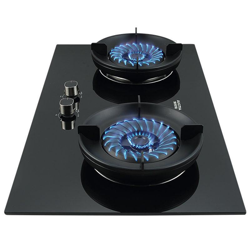 澳柯玛aucma家用燃气灶一级能效52kw大火力猛火双灶高能聚能效烈焰火