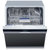 西门子(SIEMENS)家用12套半嵌入式全自动洗碗机 家居互联 晶蕾烘干储存  SJ558S06JC黑色第4张高清大图