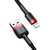 倍思（BASEUS）苹果数据线 手机充电器线USB电源线支持iphoneX/8/5/6s/7Plus/ipad 红色壳+黑色线1m2.4A第3张高清大图