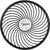 美的(Midea) FGD18YGR 空气循环扇 360°送风 小巧 黑白第7张高清大图