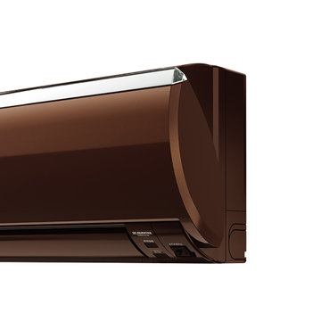 三菱电机(MITSUBISHI) 大1.5匹 冷暖变频壁挂式 空调 二级能效 静音节能 咖啡色 MSZ-PZFJ12VA